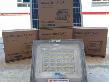 Lắp Blue Carbon – Đèn pha năng lượng mặt trời 300W